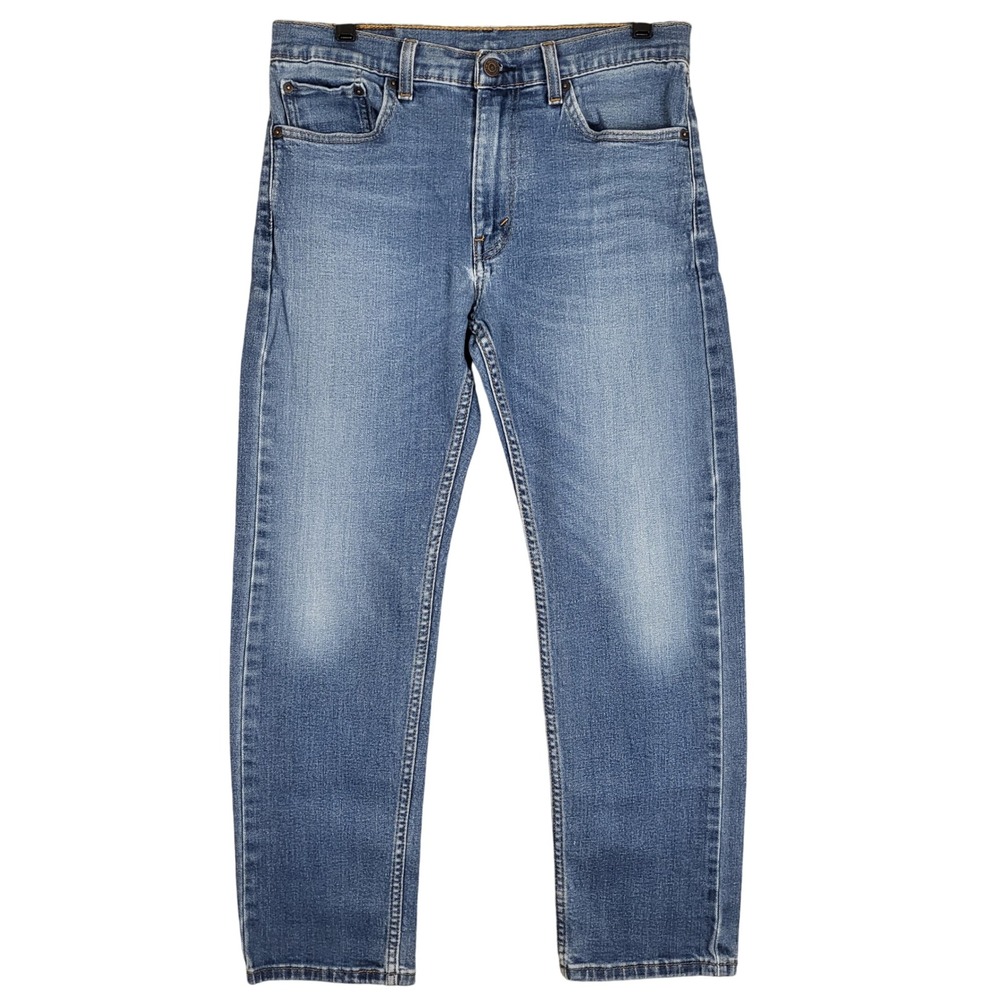 Levi's 505 Regular Fit Jeans Men's W32 L30 Medium Wash Classic Denim Pants Read*